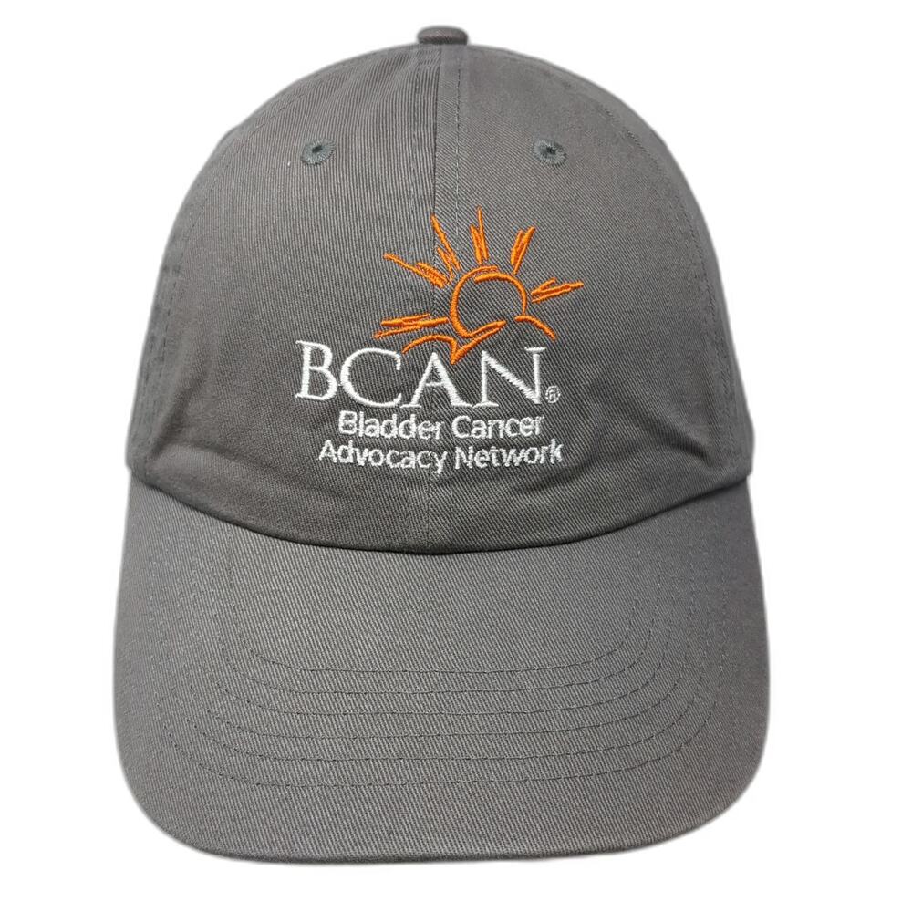 Unbranded Gray Baseball Cap One Size BCAN Bladder Cancer Advocacy Network Hat